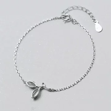 925銀飾×綠芽貓眼石×手鍊