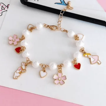 愛麗絲與兔子先生×手鍊×粉紅櫻花系