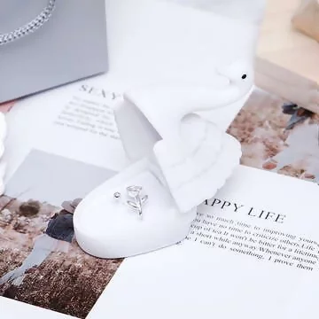 白天鵝×適用戒指/小耳釘×絨布盒