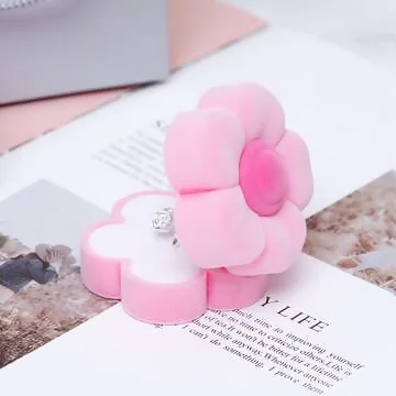 小花朵&times;適用戒指/小耳釘&times;絨布盒