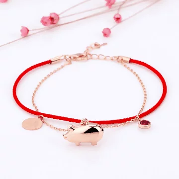 豬事順利×紅繩手鍊