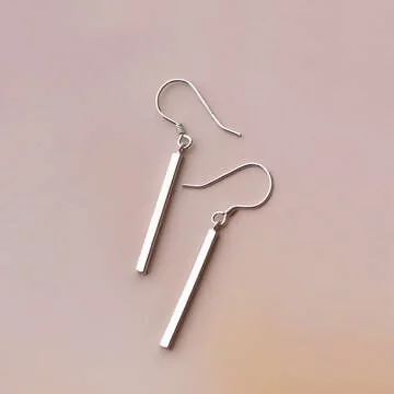 925銀針&times;一字長方桿&times;耳勾