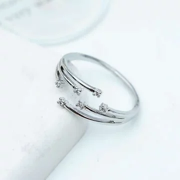 925銀飾×璀璨流星雨×開口戒指