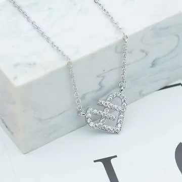 925銀飾&times;心型圈&times;鎖骨項鍊