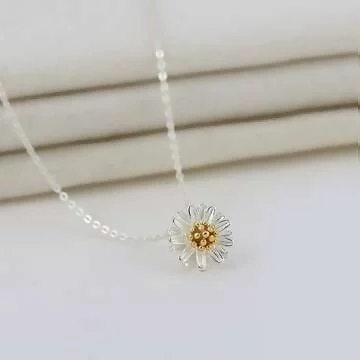 925銀飾×雛菊小太陽×鎖骨項鍊