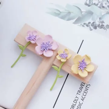 春暖花開&times;不對稱後掛式耳環&times;共二色