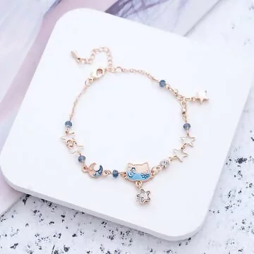 炫彩貓臉星月&times;手鍊