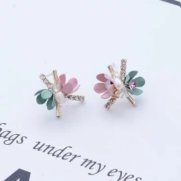 袖珍捧花&times;吊墜耳環