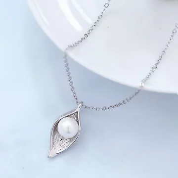 925銀飾&times;海芋藏心&times;鎖骨項鍊