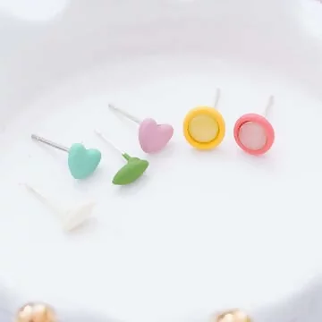 愛心的各種花樣&times;六套件單邊耳環組