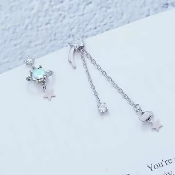 流蘇星球幻境×不對稱吊墜耳環
