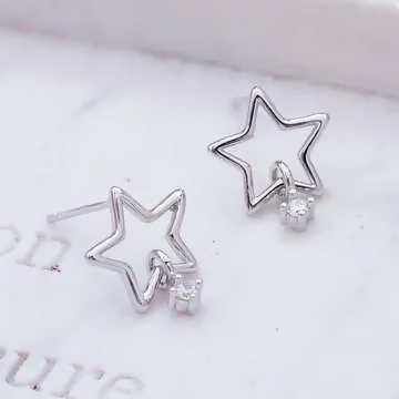 925銀針&times;星之淚&times;耳針