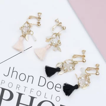 唯美捕夢網流蘇&times;螺旋耳夾&times;共二色