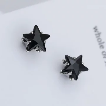 立體五角星星&times;磁吸耳夾/裝飾小物