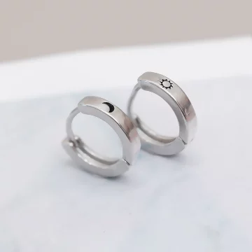 925銀針×日月相伴×耳扣