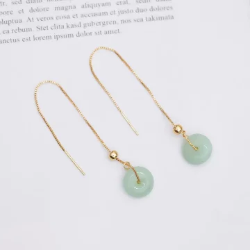 平安扣×吊墜耳線