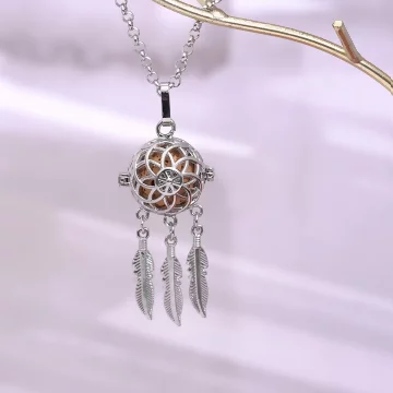 捕夢網×薰香火山石×長項鍊