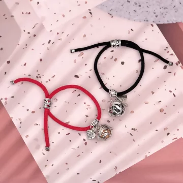 心花怒放&times;薰香火山石&times;可調節拉繩手鍊&times;共二色