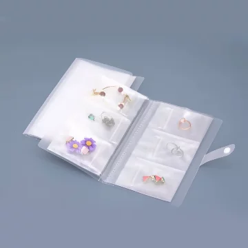 首飾書頁收納冊×84位三宮格×2入(不含夾鍊袋/飾品)