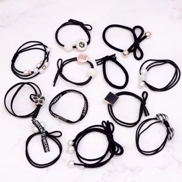 韓風小清新&times;十二套件髮束組&times;靚黑