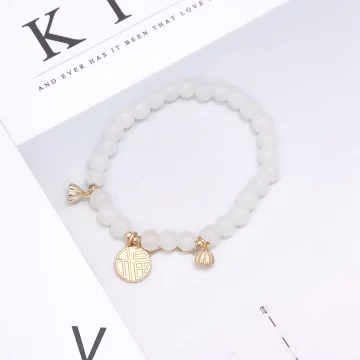 福氣相蓮&times;固定式串珠手鍊