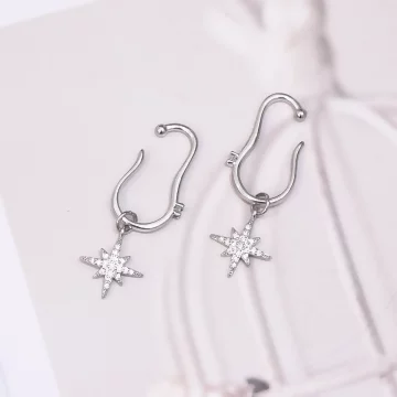 搖擺璀璨八芒星×耳掛