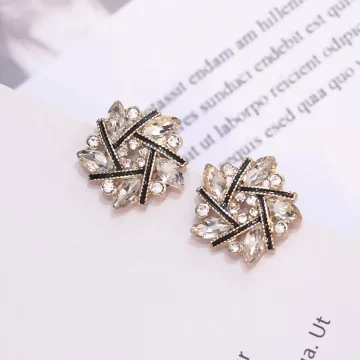 閃亮花鑽星星&times;耳環