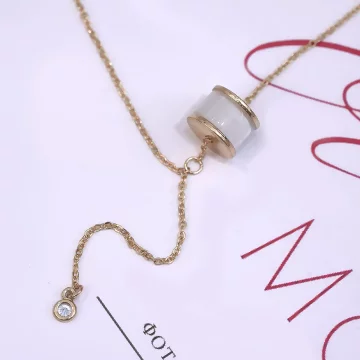 小蠻腰貓眼石轉運珠&times;鎖骨項鍊