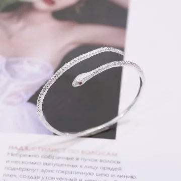 925銀飾&times;靈蛇美人&times;開口手環