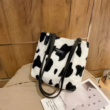 長方毛毛包&times;肩背袋&times;乳牛