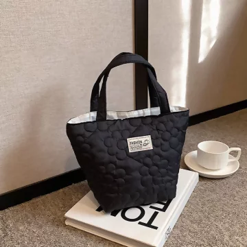 曼谷印花小拎包×手提袋×黑色