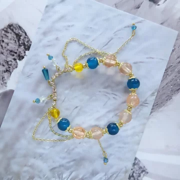 波西米亞流蘇×固定式串珠手鍊