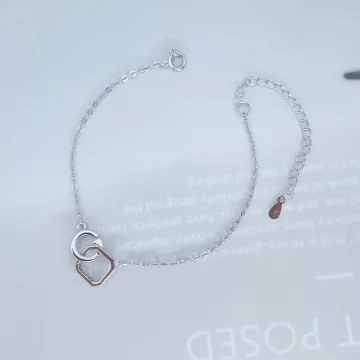 925銀飾&times;Ｇ扣方框&times;手鍊