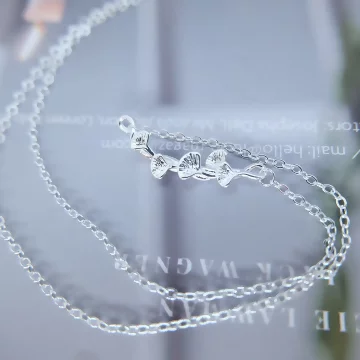 925銀飾&times;串串杏&times;鎖骨項鍊