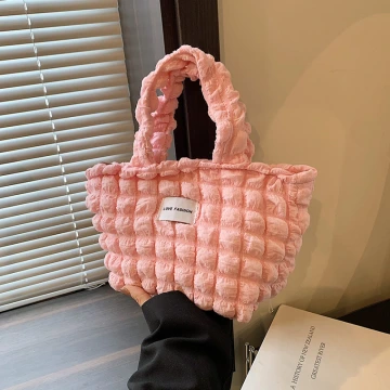 泡芙雲朵包×手提袋×粉紅