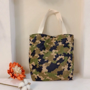 燈芯絨文藝袋&times;手提袋&times;迷彩