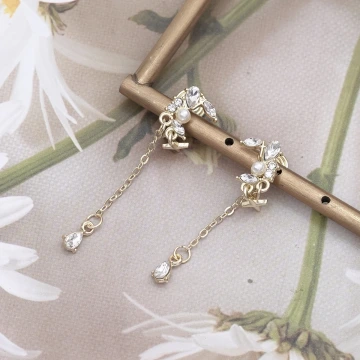 月亮鞦韆×蚊香盤U型耳夾