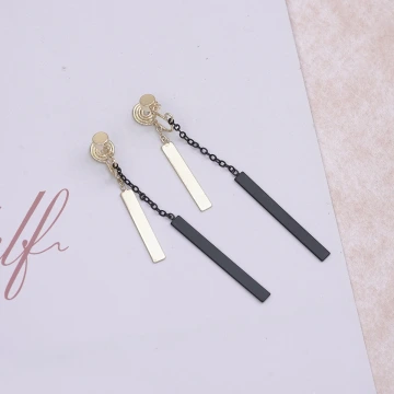 黑金長條直桿×蚊香盤U型耳夾