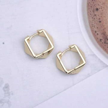 不規則菱形四邊形×耳扣