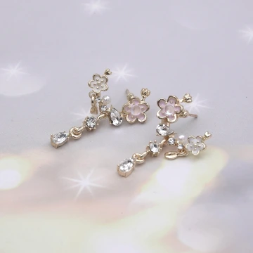 雨露花開×吊墜耳環