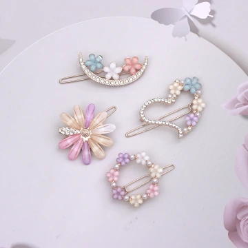 春花朵朵開×四套件髮夾組