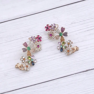 五顏六色的花園×三角耳骨夾