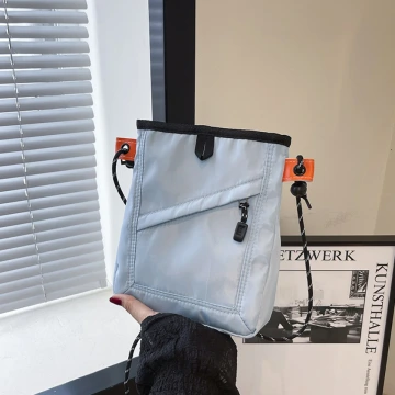 中性工裝小方包×斜背包×藍色