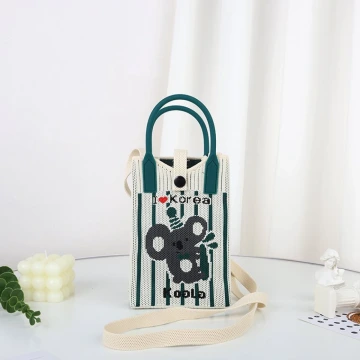 韓國無尾熊&times;針織&times;斜背包