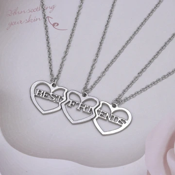 三心相印&times;三套件閨蜜姐妹項鍊組