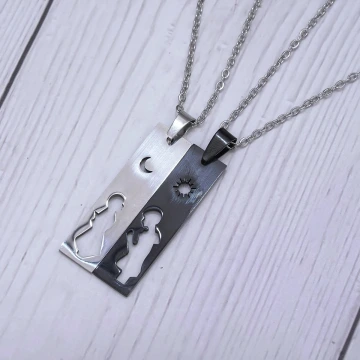 日月守護你×閨蜜姐妹情侶項鍊組