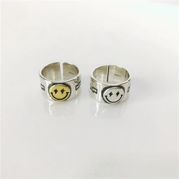 美式×嘻哈×笑臉×開口戒指