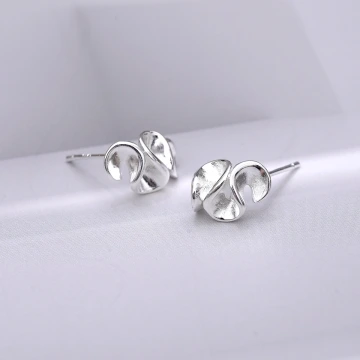 925銀針&times;荷葉邊&times;耳針