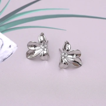 半朵梔子花×吊墜耳環