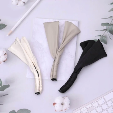 兔耳緞布×香蕉夾×共三色